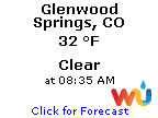 Click for Glenwood Springs, Colorado Forecast