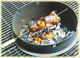 The Stanley accepts Wood and/or Charcoal.